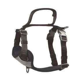 PETMARVEL Adjustable Embroidered Stylish Dog Harness (Option: Grey-Small)